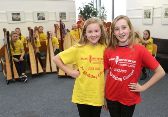 Music Generation Laois Harp Ensemble hit the right notes at the SMEI Annual Conference 2015