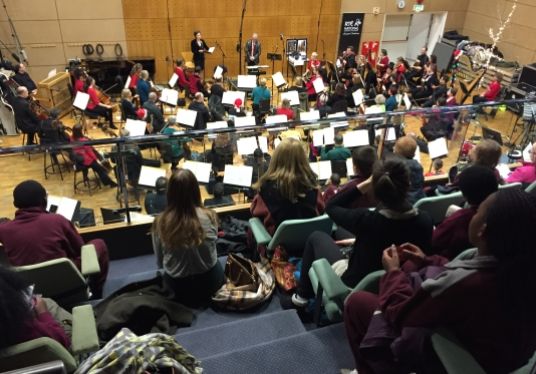 Young singers and musicians from Music Generation South Dublin take a trip to RTÉ Studios!